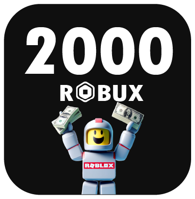 Paquete 2000 Robux